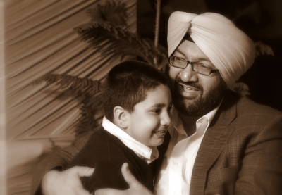 Jassi Khangura with son Jaibir
